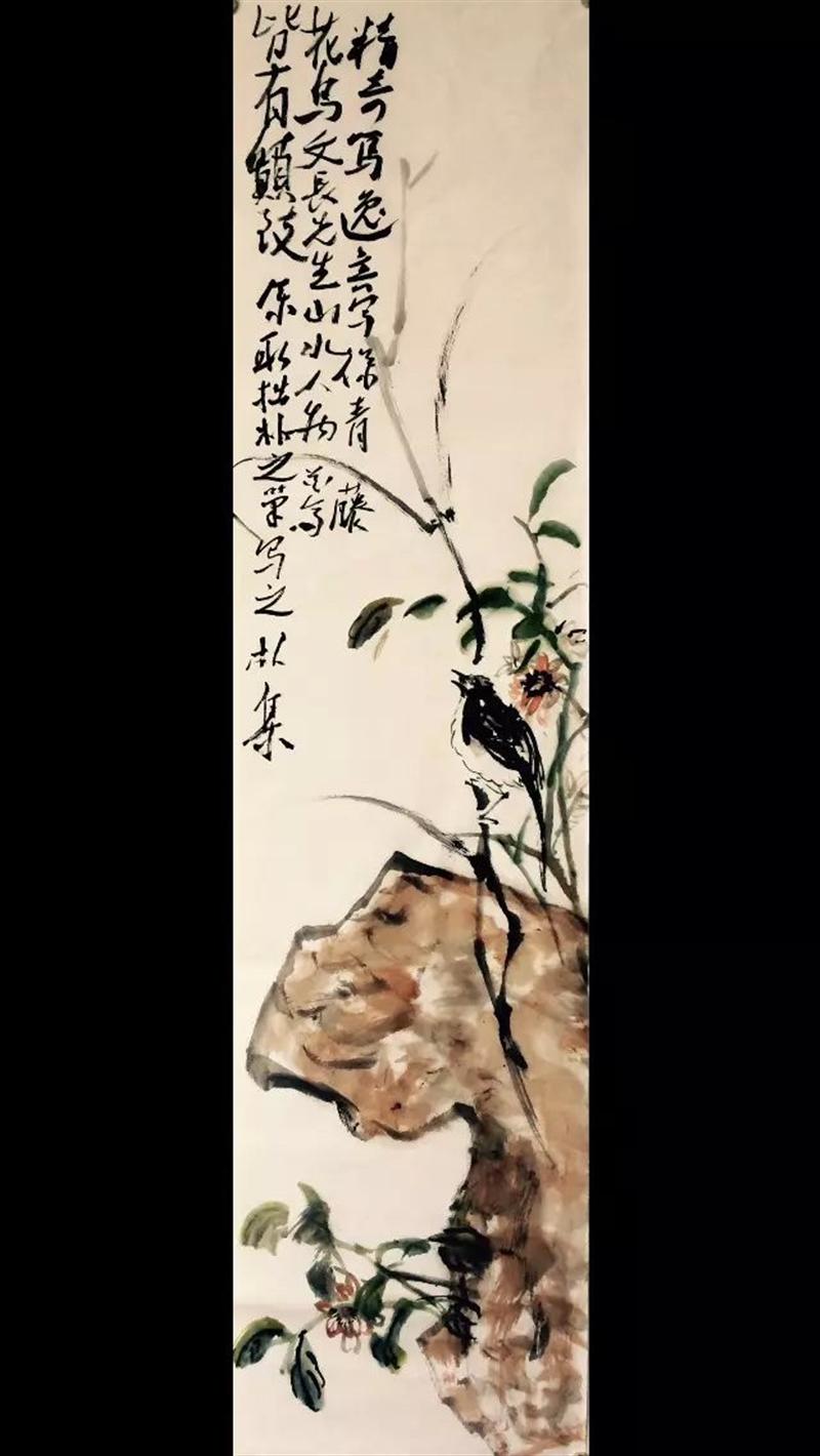 吕雪峰花鸟画作品